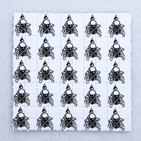 Anubis Skull Blotter Art - Blotter Store