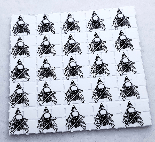 Anubis Skull Blotter Art - Blotter Store