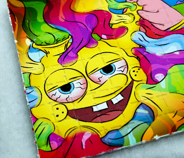 Spongebob acid lsd art blotter 