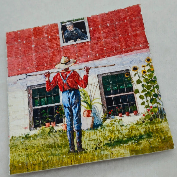 Rustic Courtship Blotter Art - Blotter Store