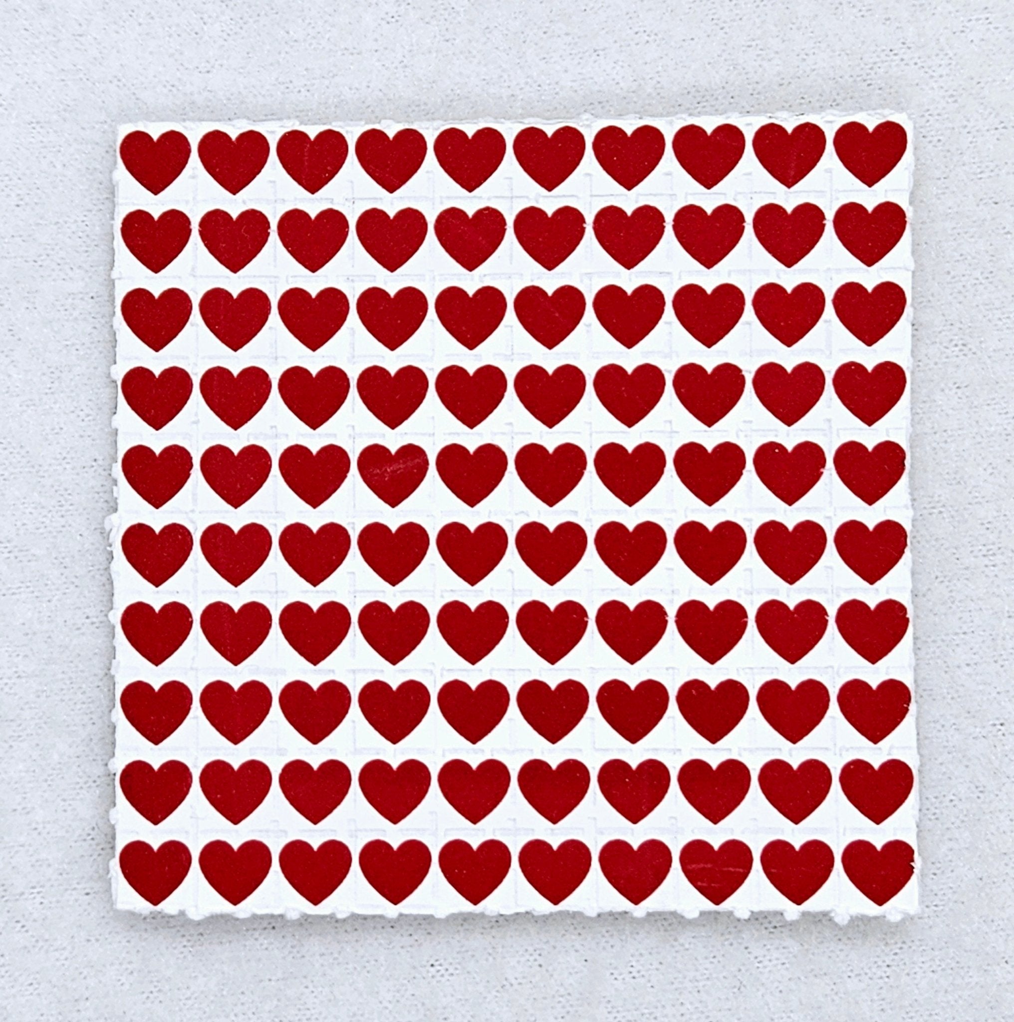 Red Heart Blotter Art - Blotter Store