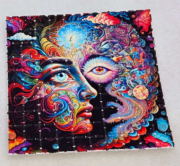 Divine Lady LSD Blotter Art