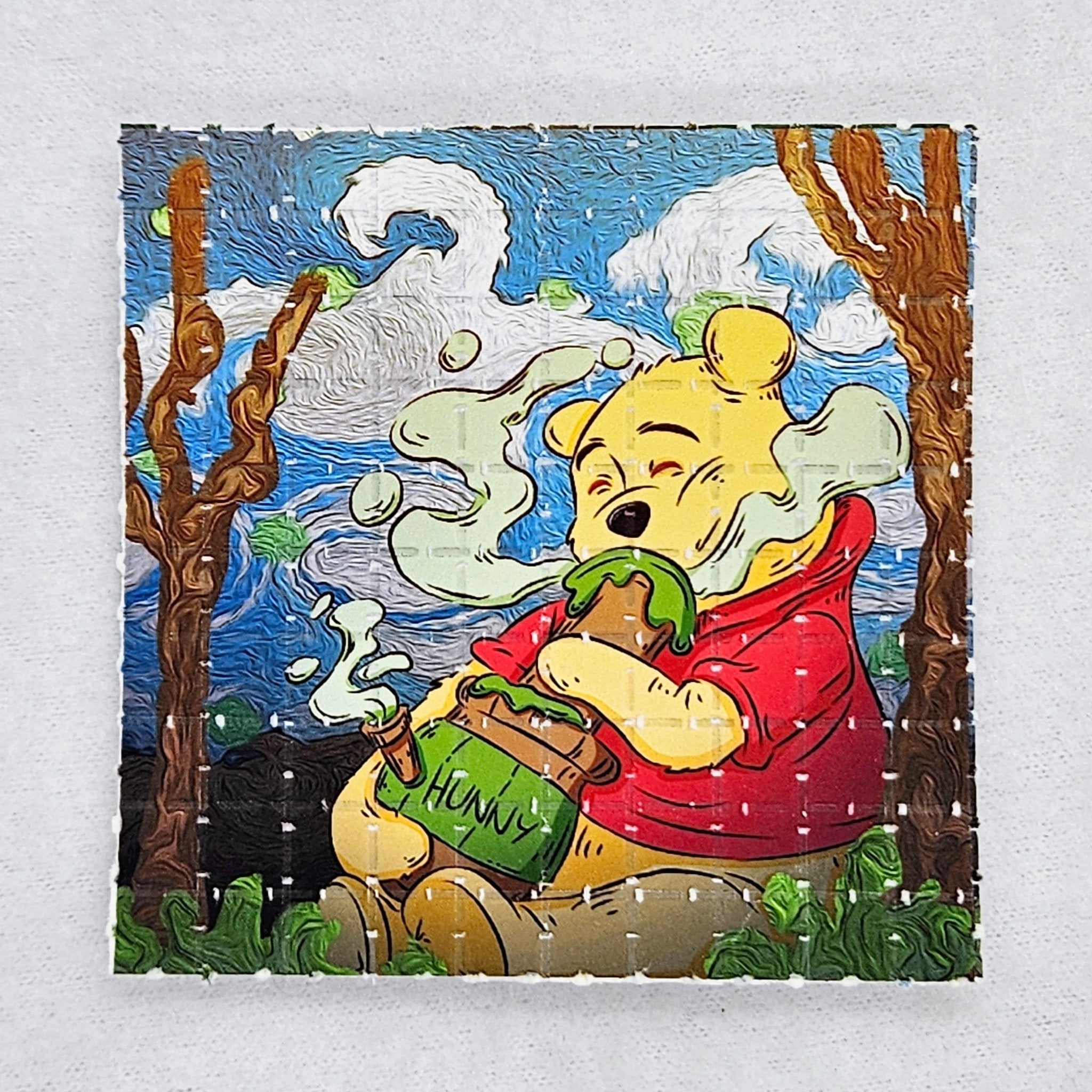 Winnie the Pooh Hunny Pot Blotter Art - Blotter Store