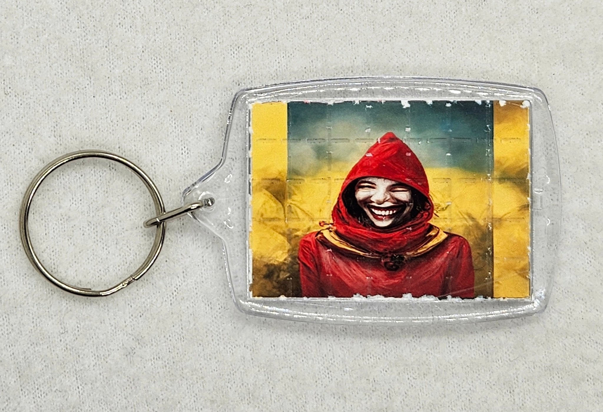 DMT Jester Blotter Art Keyring - Blotter Store