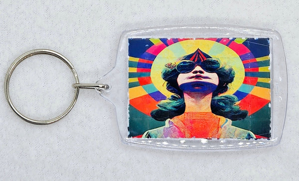 Acid Man Blotter Art Keyring - Blotter Store