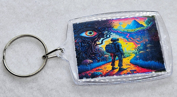 Traveler Blotter Art Keyring - Blotter Store