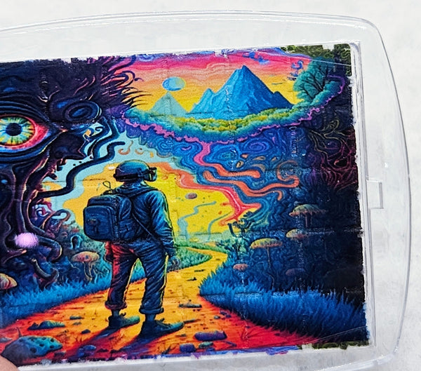 Traveler Blotter Art Keyring - Blotter Store