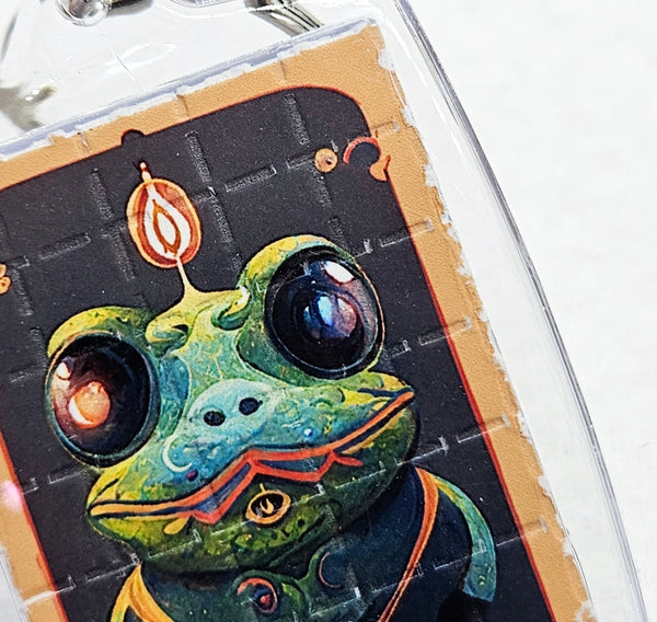 Toad Prince Blotter Art Keyring - Blotter Store