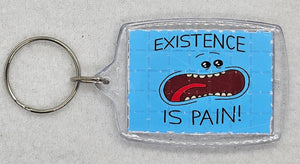 Mr Meeseeks Blotter Art Keyring - Blotter Store