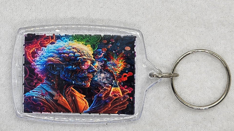 Chemist Blotter Art Keyring - Blotter Store