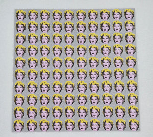 Kate Moss (grey) Blotter Art