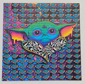 Baby Yoda by Brizbazaar Blotter Art