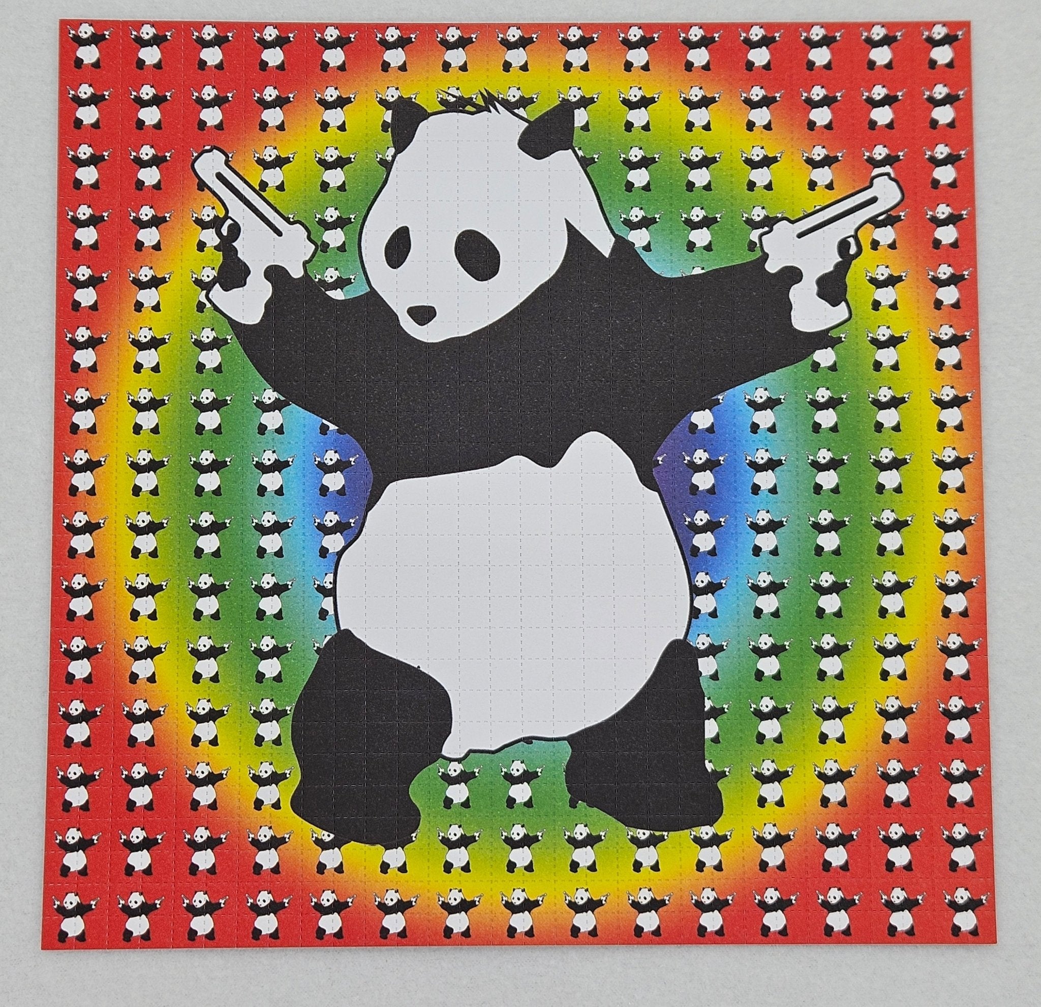 Banksy Panda Blotter Art - Blotter Store