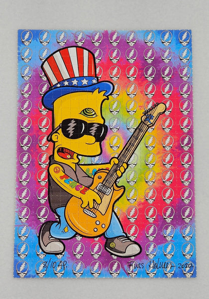 Bart Simpson by Overdosed Art Blotter Art - Blotter Store