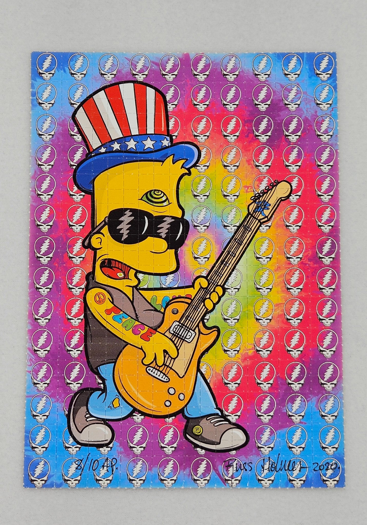 Bart Simpson by Overdosed Art Blotter Art