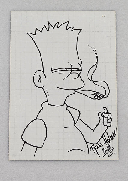 Bart Simpson by Overdosed Art Blotter Art - Blotter Store