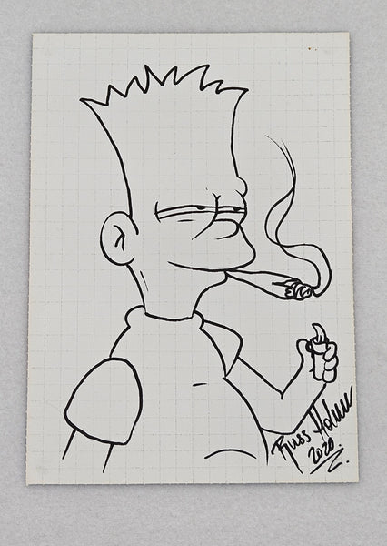 Bart Simpson by Overdosed Art Blotter Art