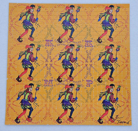 Never Trust a Prankster by Zane Kesey (signed) Blotter Art - Blotter Store