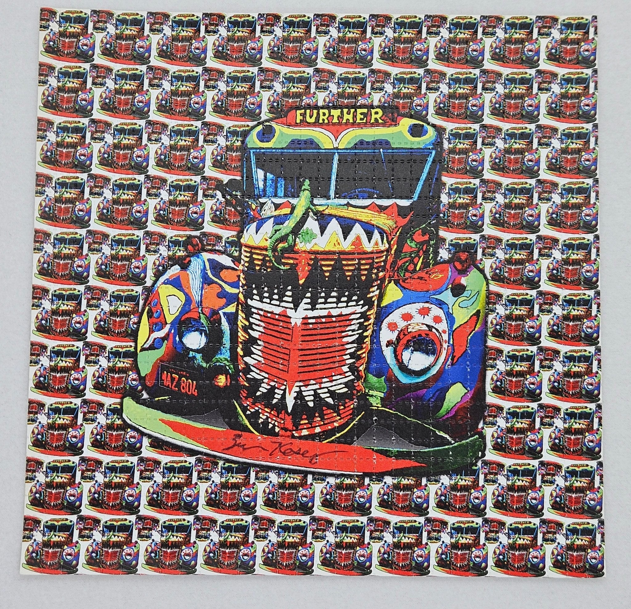 Further Bus by Zane Kesey (signed) Blotter Art - Blotter Store