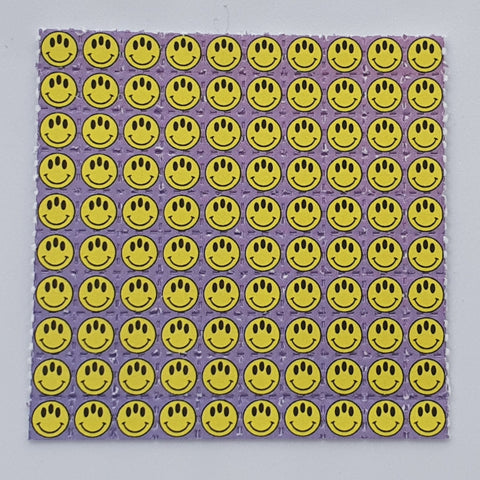 3 Eyed Smiley Mini Blotter Art - Blotter Store