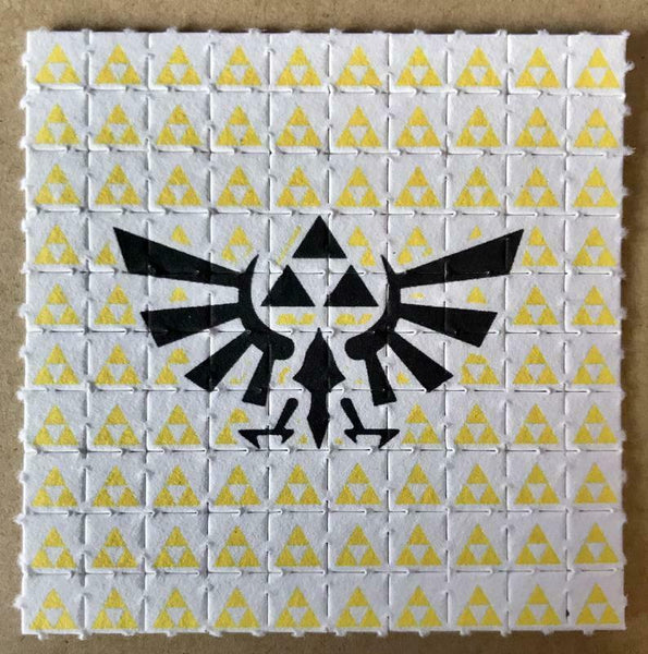 Legend of Zelda Triforce Blotter Art - Blotter Store