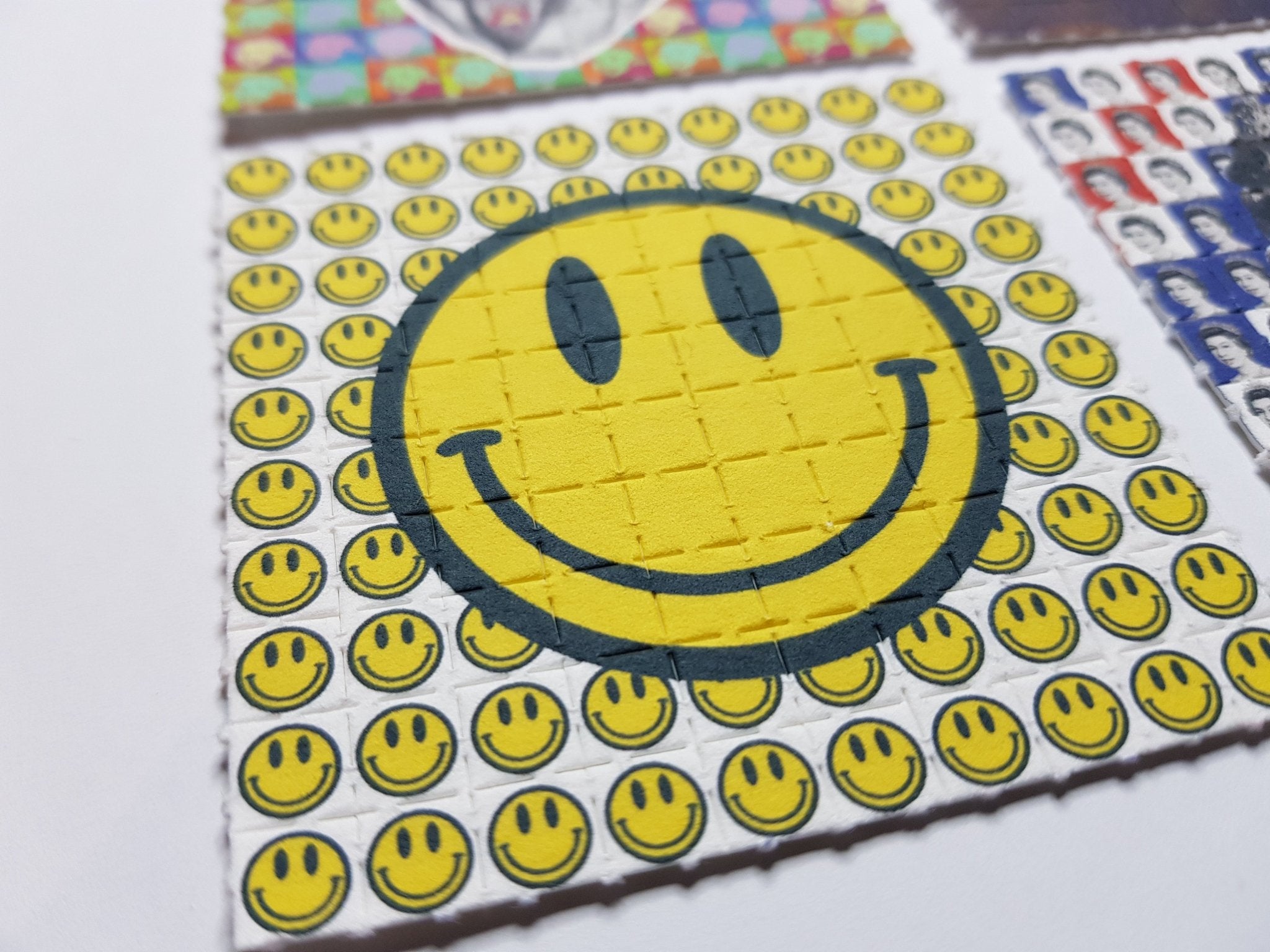 90's Smiley Face Blotter Art - Blotter Store