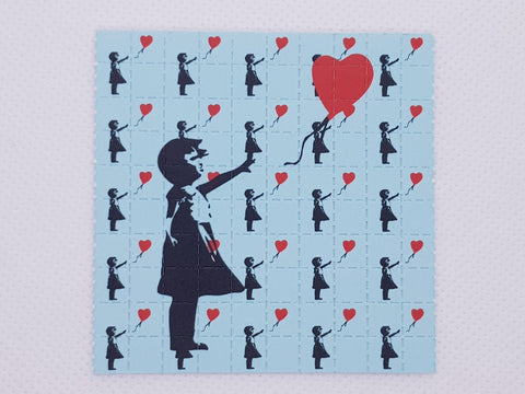 Banksy's Balloon Girl Blotter Art - 100 Tab Mini Sheet - Blotter Store