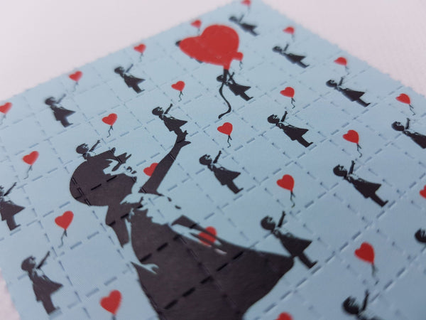 Banksy's Balloon Girl Blotter Art - 100 Tab Mini Sheet - Blotter Store