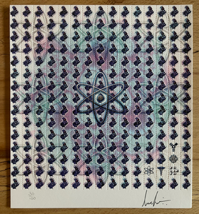 Atomic B’s by Lucifer Signed & Numbered #/100 Blotter Art
