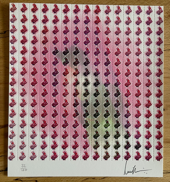 Atomic S’s by Lucifer Signed & Numbered #/100 Blotter Art