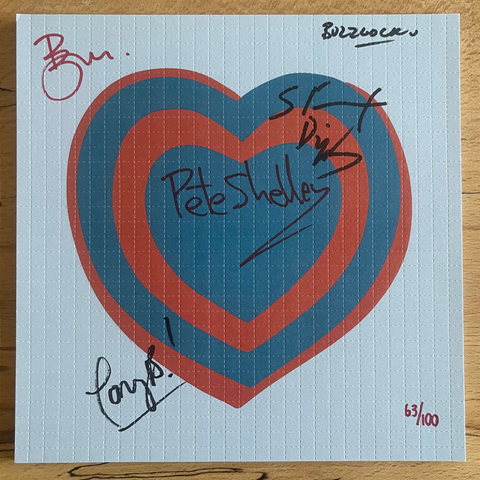 Buzzcocks Ever Fallen In Love Blotter Art Signed by The Band