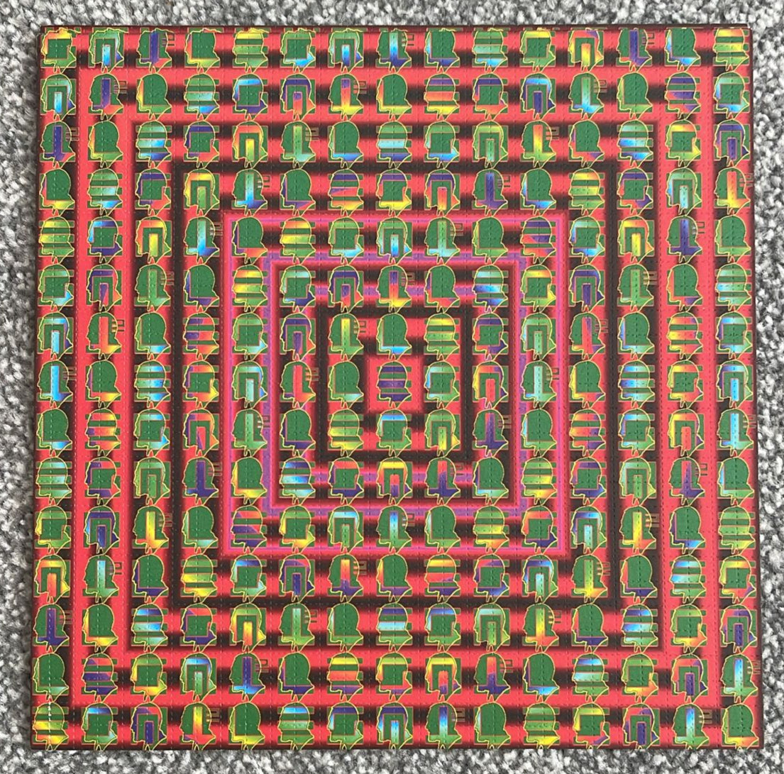 Timothy Leary Puddle Blotter Art