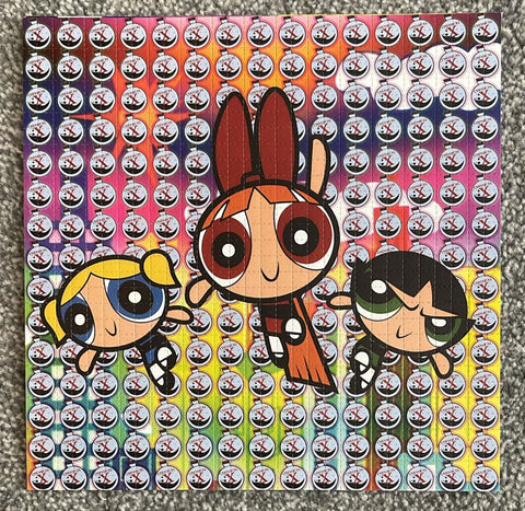 The Powerpuff Girls Blotter Art - Original 2000's
