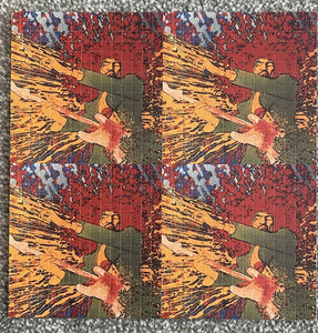 Jimi Hendrix Double Sided Blotter Art - Mid 2000's