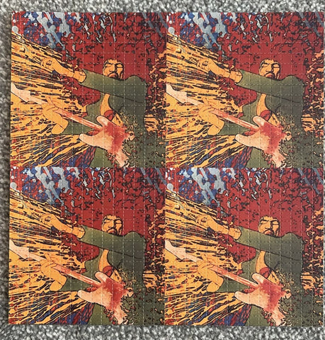 Jimi Hendrix Double Sided Blotter Art - Mid 2000's