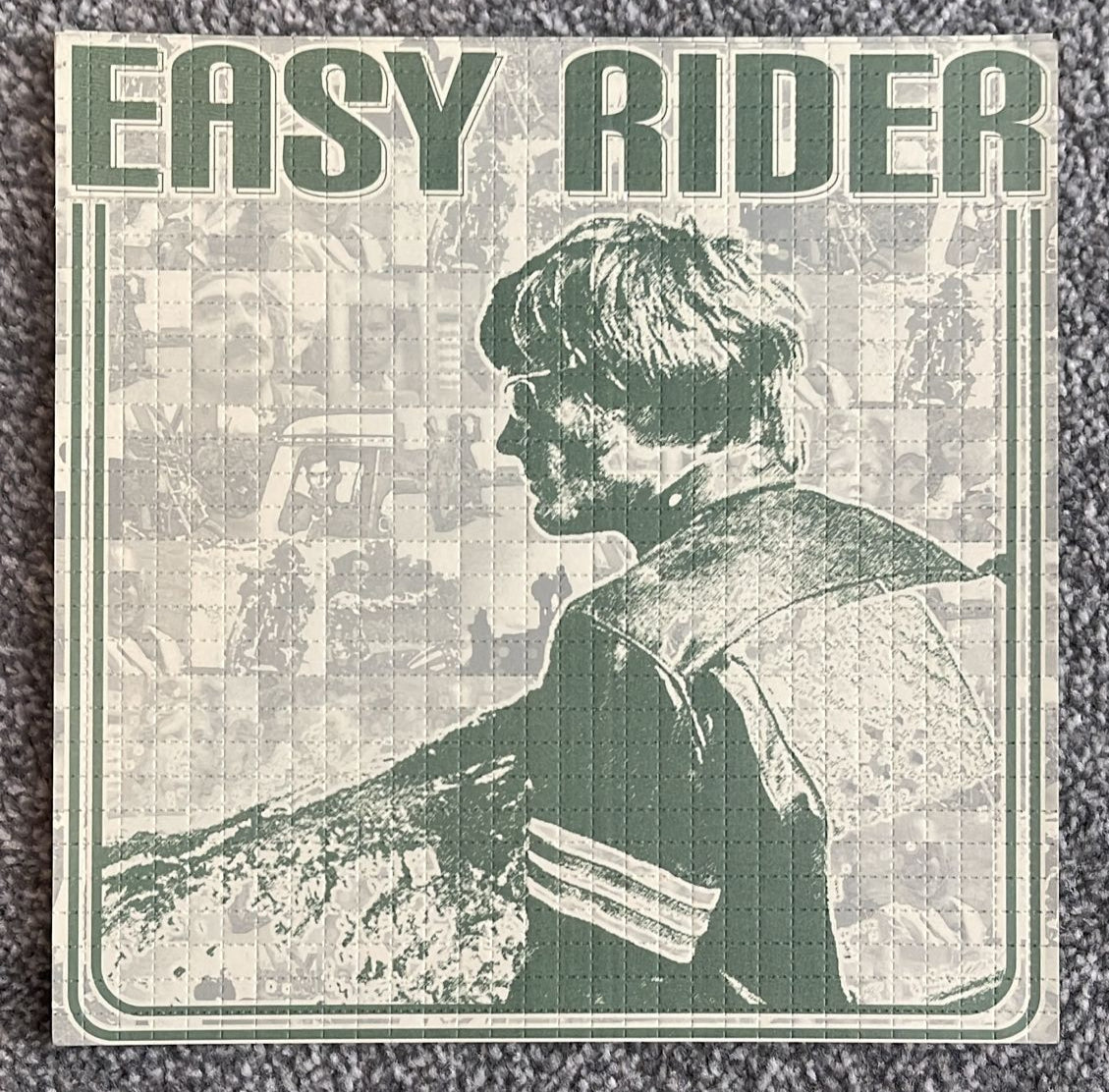 Easy Rider Blotter Art by Lomax - Early 2000's