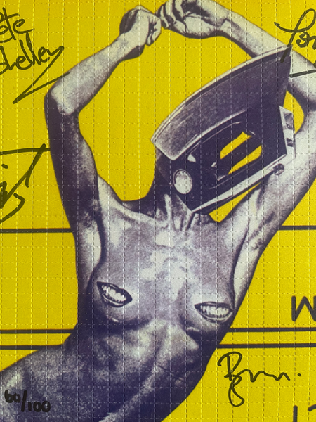 Buzzcocks Orgasm Addict Blotter Art Signed by The Band