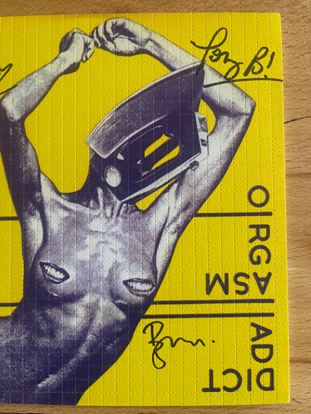 Buzzcocks Orgasm Addict Blotter Art Signed by The Band
