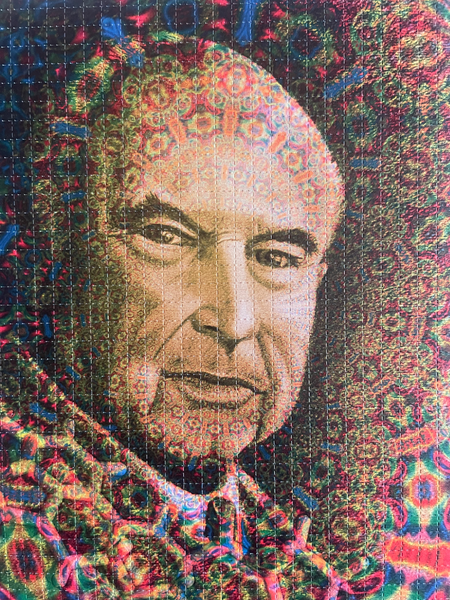 Albert Hofmann 100th Birthday Celebration Blotter Art (yellow)