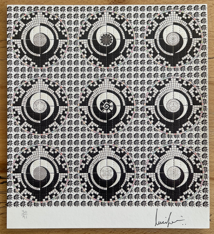 Ching Chings by Lucifer Double Sided Signed & Numbered #/91 Blotter Art