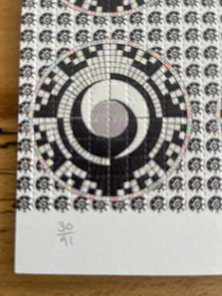 Ching Chings by Lucifer Double Sided Signed & Numbered #/91 Blotter Art