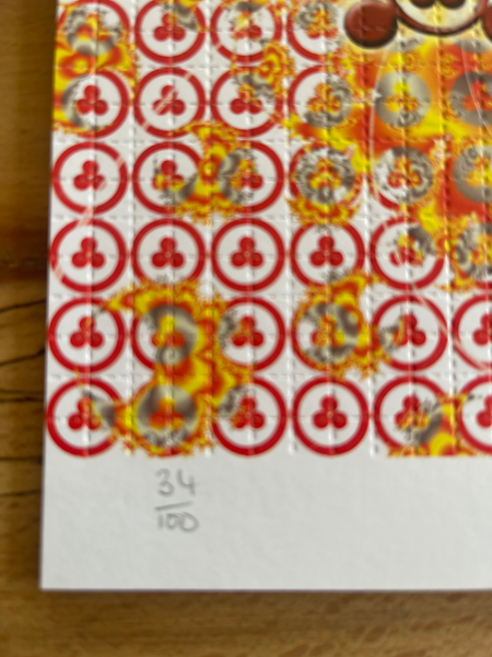 Peace's by Lucifer Signed & Numbered #/100 Blotter Art