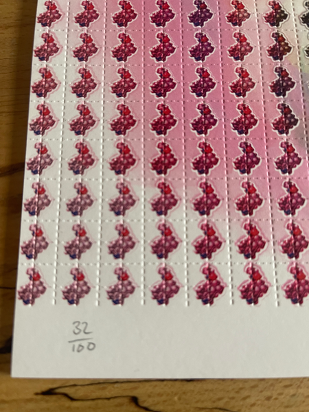 Atomic S’s by Lucifer Signed & Numbered #/100 Blotter Art