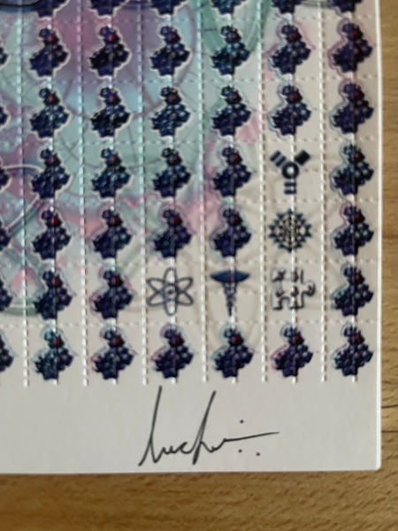 Atomic B’s by Lucifer Signed & Numbered #/100 Blotter Art
