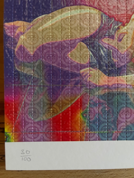 Lovely Angels by Lucifer Signed & Numbered #/100 Blotter Art