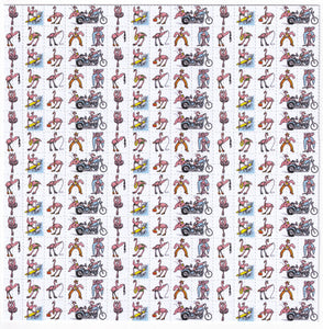 Flamingos Blotter Art