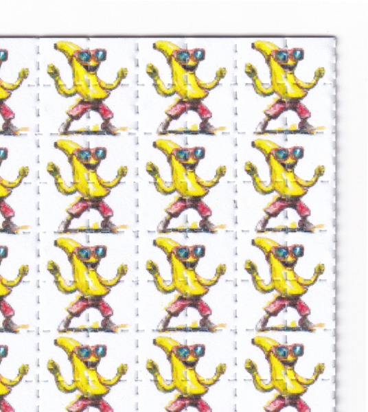 Banana Man Blotter Art