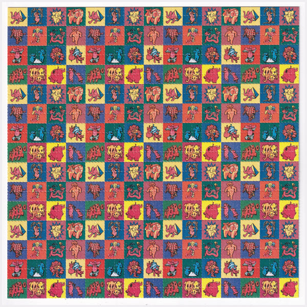 Dancing Elephants Blotter Art