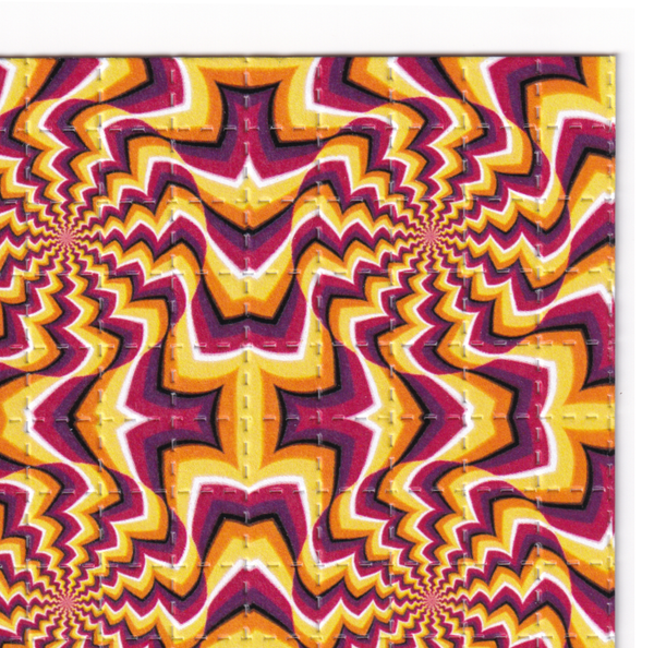 Optical Illusion Blotter Art