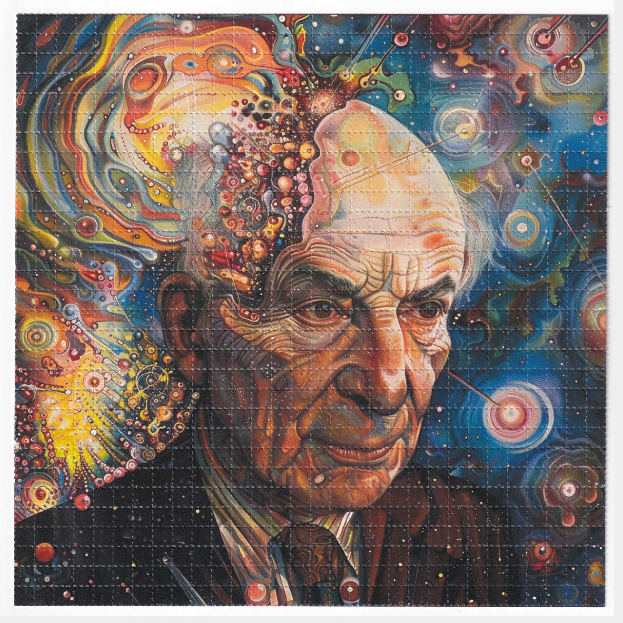 Hofmann's Psychedelic Brain Blotter Art
